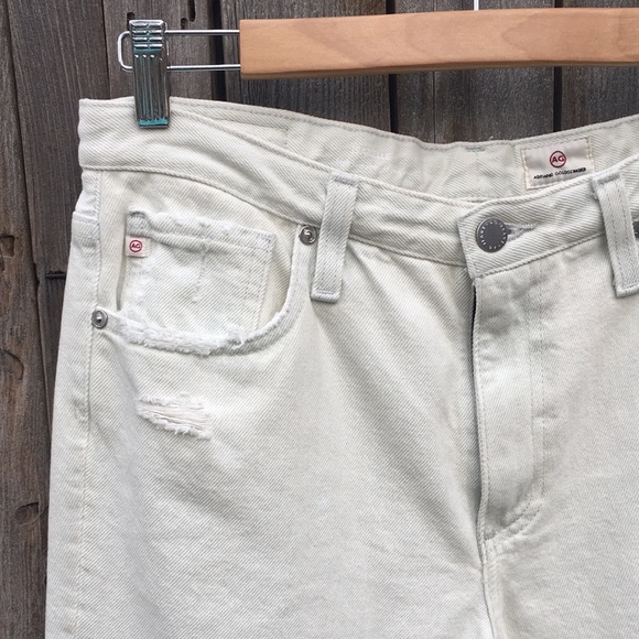 NWT AG Adriano Goldschmied Isabelle High Rise Straight Crop Jean Faded Blue 29 - Picture 15 of 16